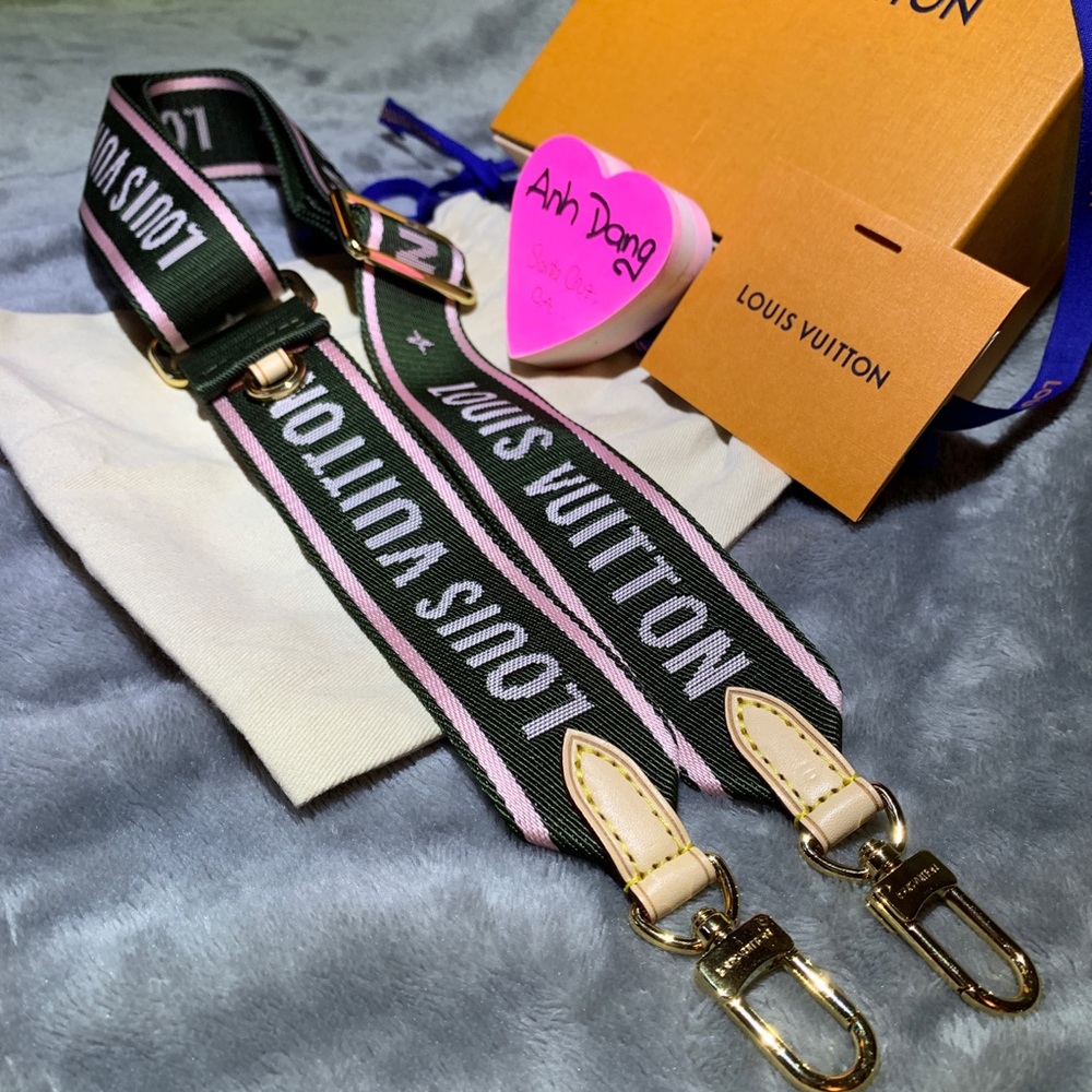 Louis Vuitton Multi Pochette Strap Khaki Rose